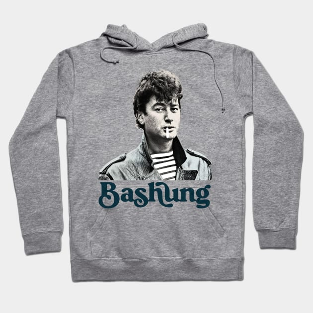 Alain Bashung // Francophile Design Hoodie by DankFutura